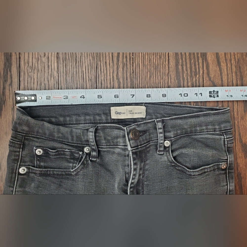 GAP True Black Skinny Jeans Size 28 - Picture 3 of 5